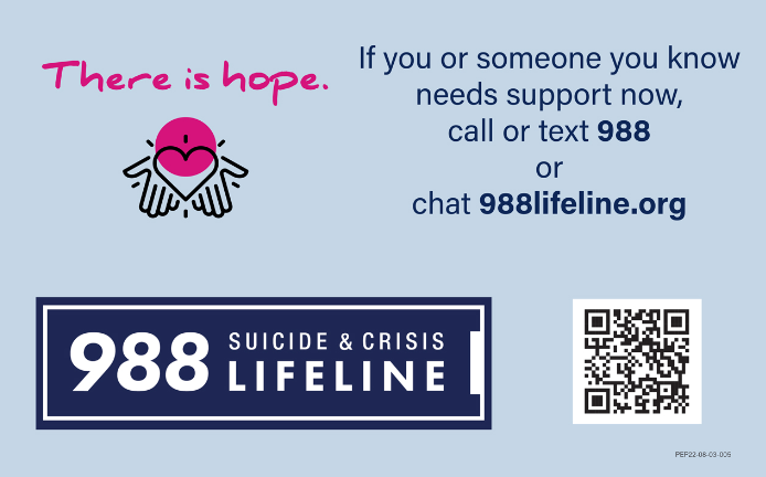  988 Suicide and Crisis Lifeline logo