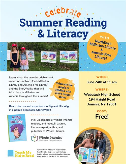  Summer Reading Program and Literacy Hub 