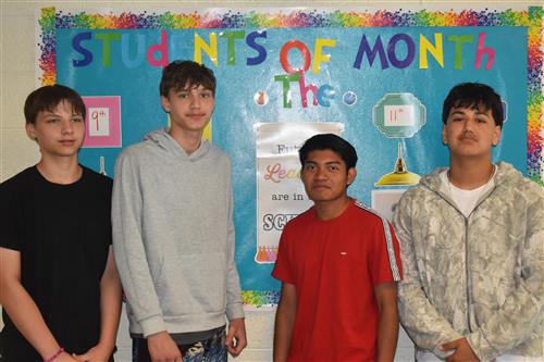  Students of the Month